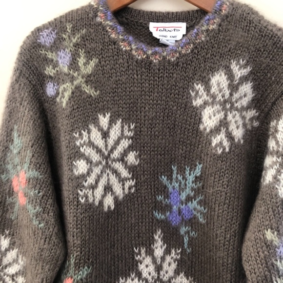 Talbots hand knit mohair sweater - Picture 2 of 5